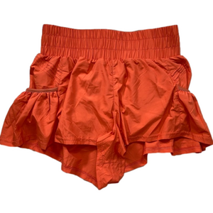 Neon Orange Gym Shorts Unbranded NWOT Size Small SKU0918